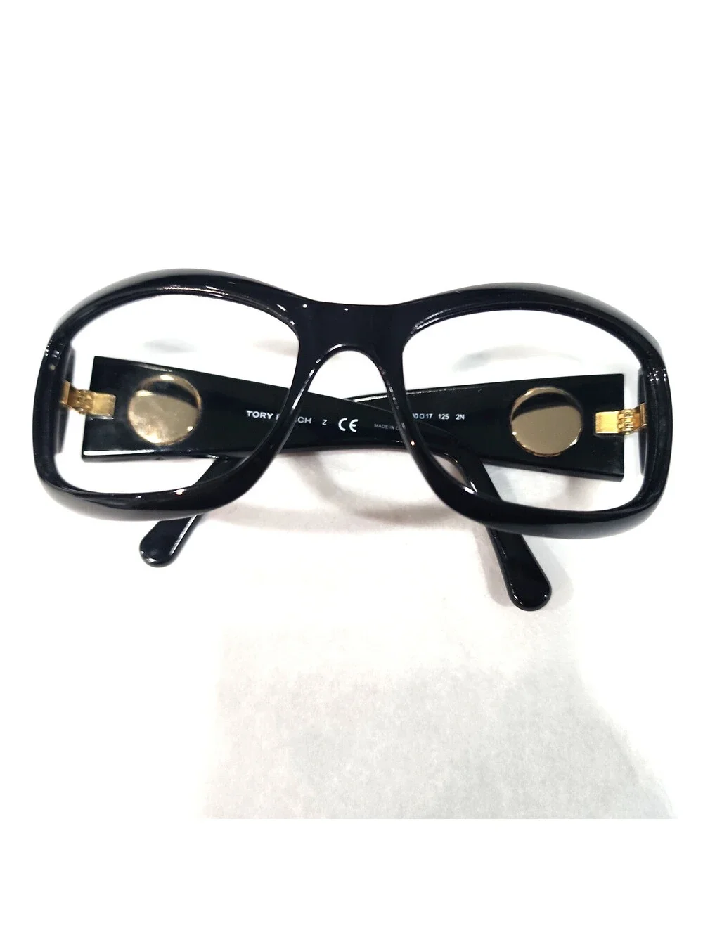 Tory Burch TY9004 501/11 Black Rectangle Sunglasses Frame 60-17 125